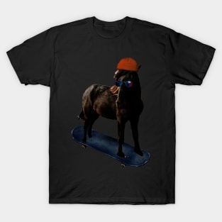 COOL SKATEBOARDING HORSE T-Shirt